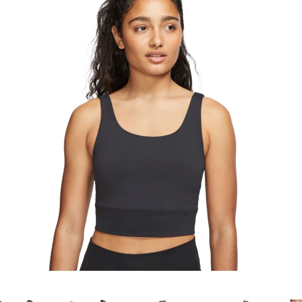Nike Luxe Yoga Sports Bra ORANGE size Small